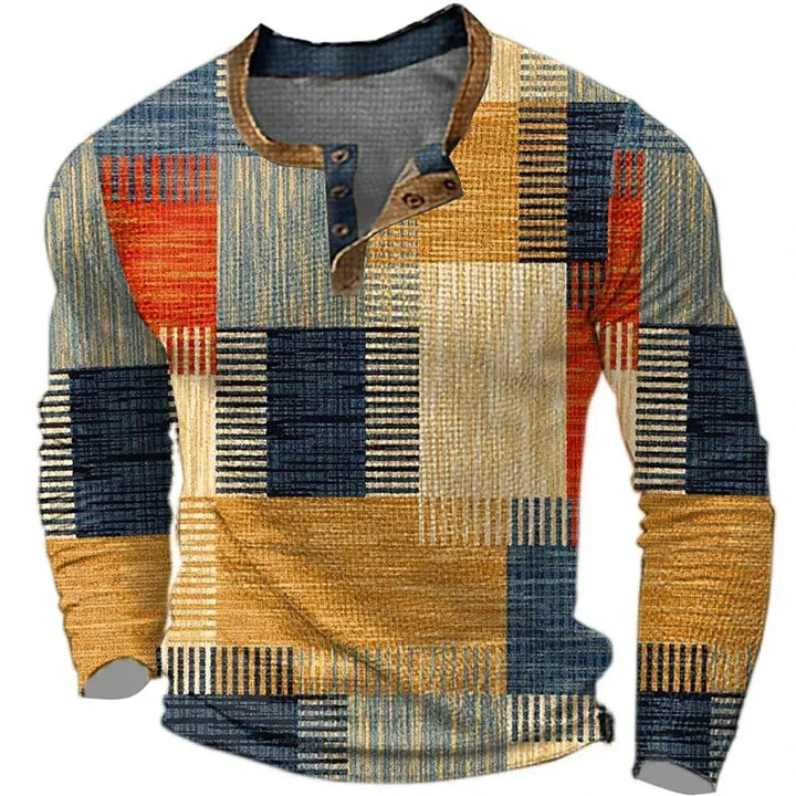 Vintém d'Ouro - Camisa Casual de Manga Longa