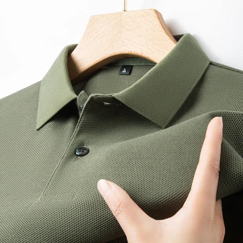 Vintém d'Ouro - Camisa pólo casual de algodão