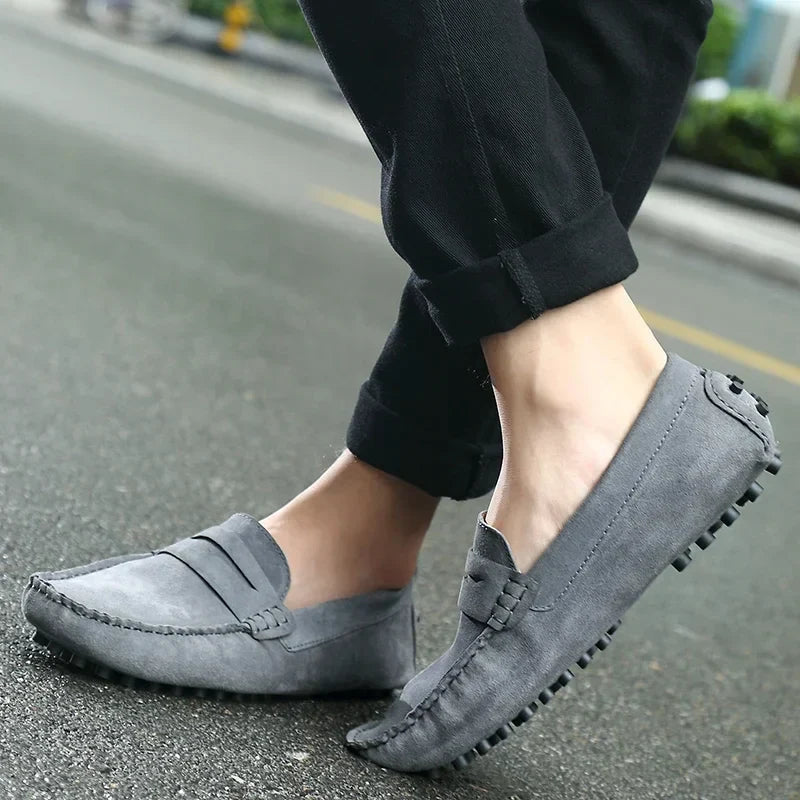 Vintém d'Ouro - Mocassins casuais de camurça