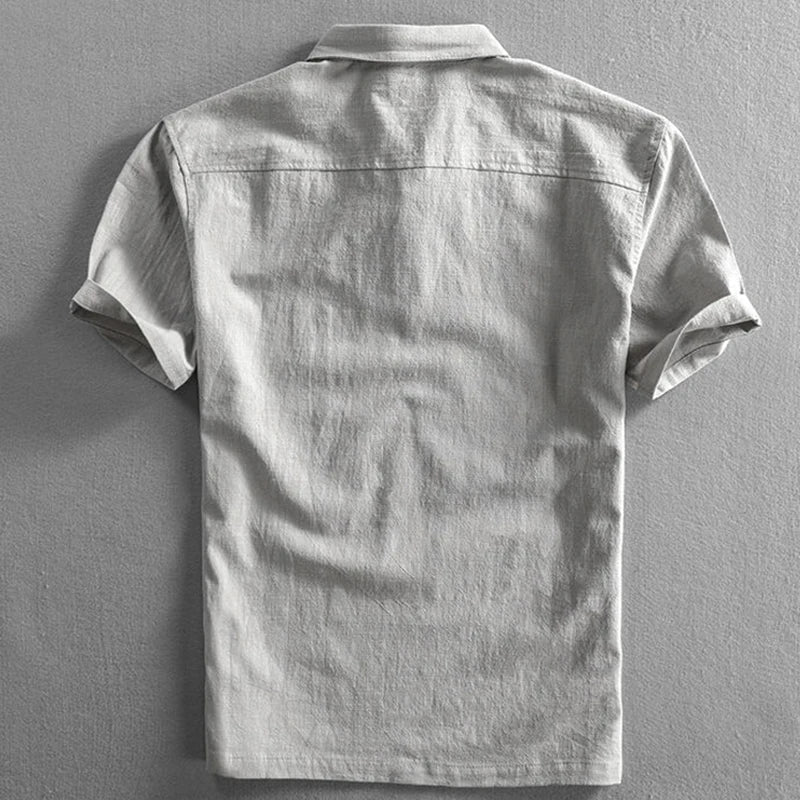 Vintém d'Ouro - Camisa pólo de linho