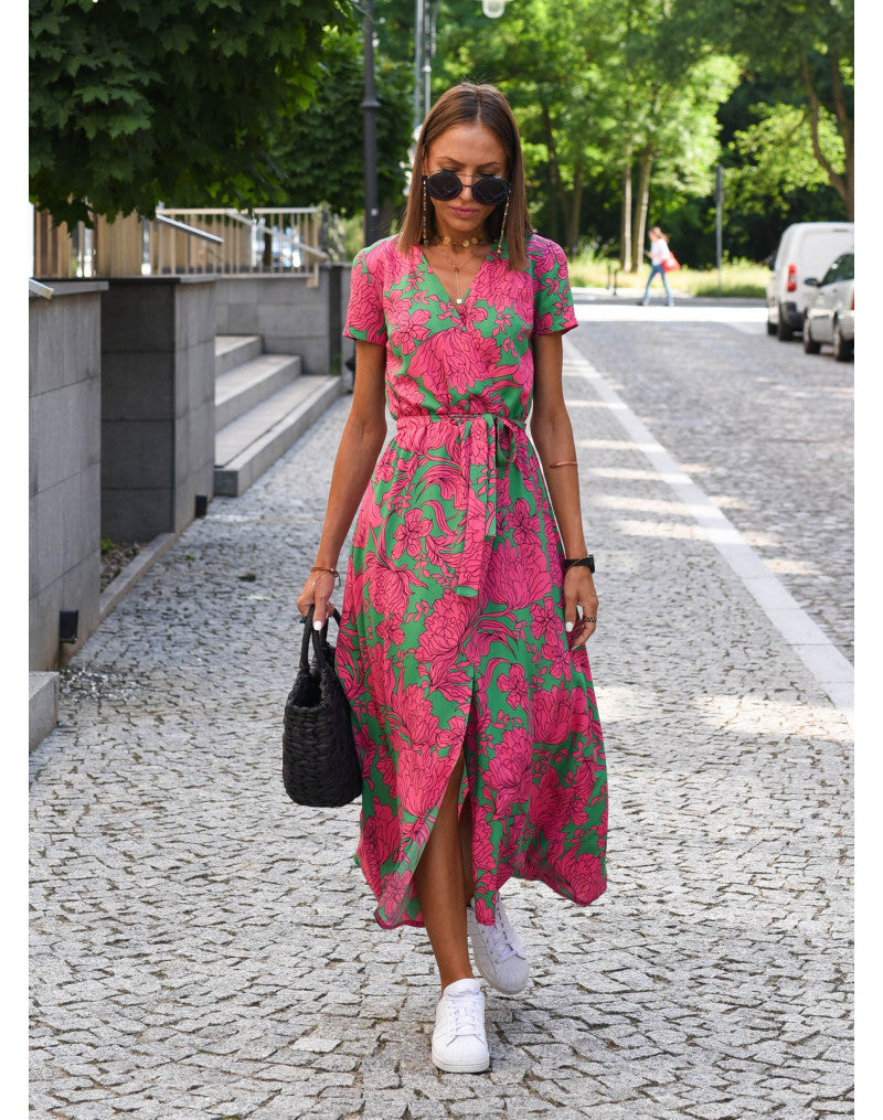 Vintém d'Ouro - Vestido Midi Floral