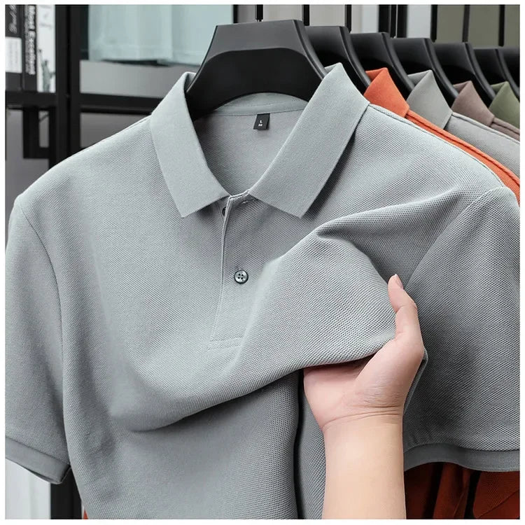Vintém d'Ouro - Camisa pólo casual de algodão