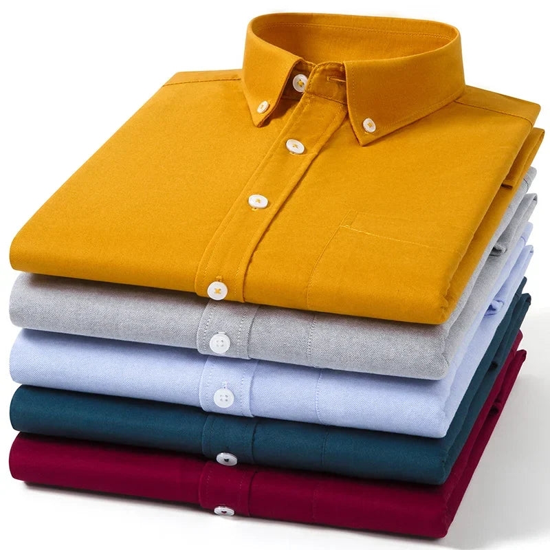 Vintém d'Ouro - Camisa Oxford de algodão