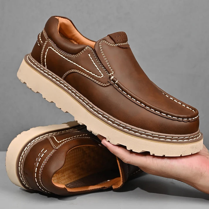 Vintém d'Ouro - Sapatos de couro elegantes