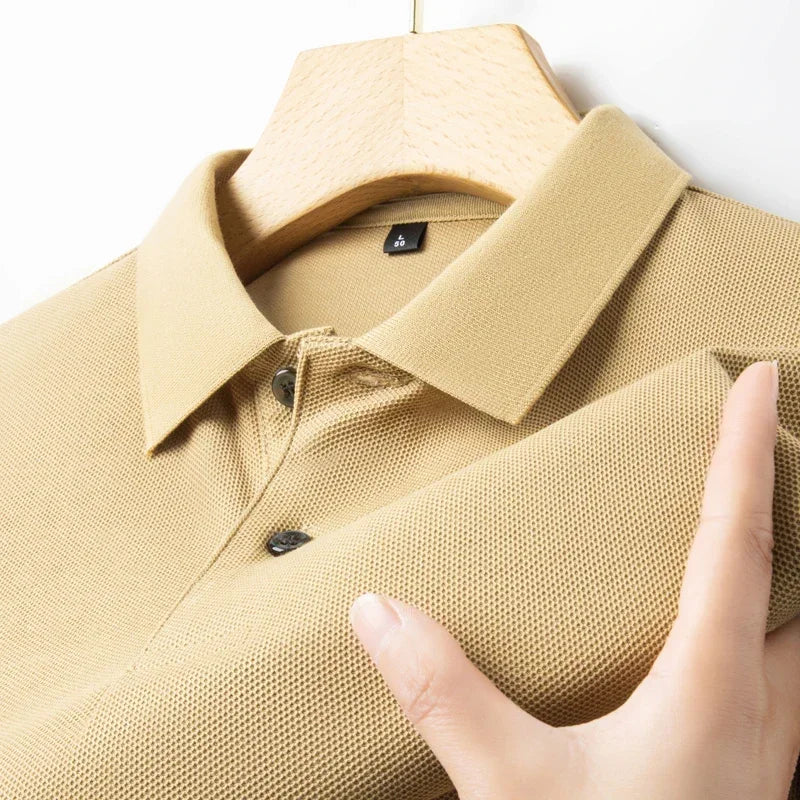 Vintém d'Ouro - Camisa pólo casual de algodão