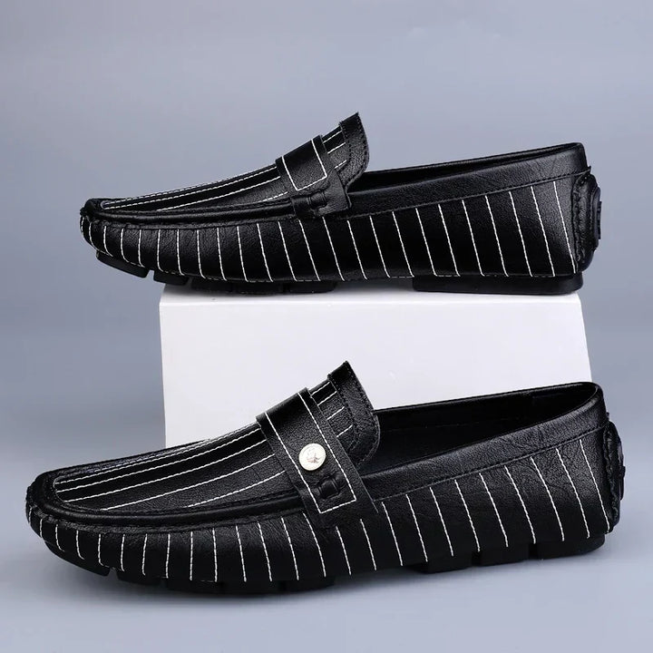 Vintém d'Ouro - Mocassins de couro elegantes