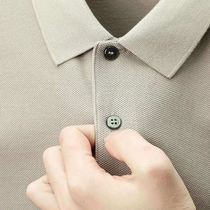 Vintém d'Ouro - Camisa pólo casual de algodão