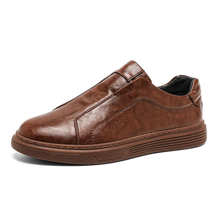 Vintém d'Ouro - Sapatos clássicos de couro slip-on
