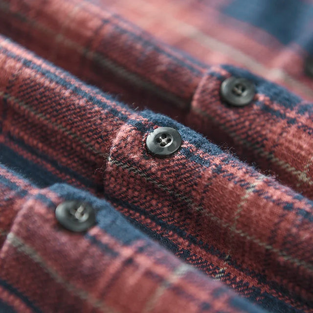 Vintém d'Ouro - Camisa xadrez elegante