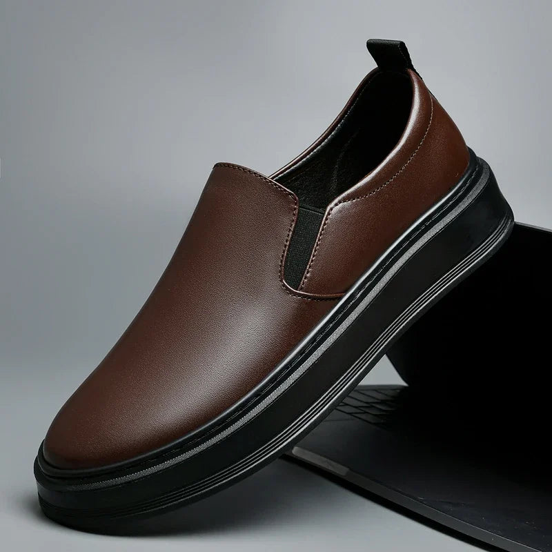Vintém d'Ouro - Sapatos Slip-On de couro
