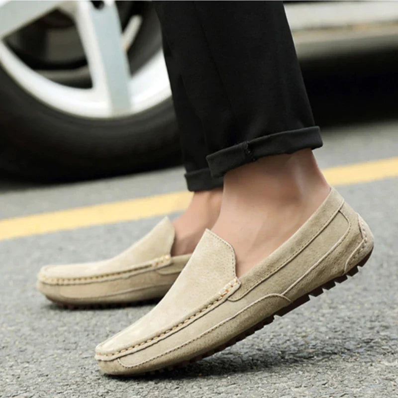 Vintém d'Ouro - Mocassins de camurça premium chiques