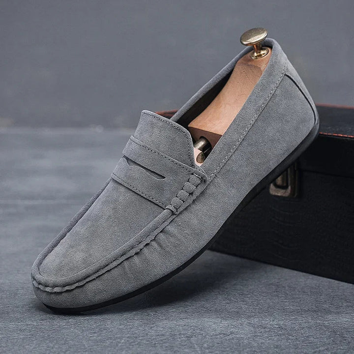 Vintém d'Ouro - Mocassins leves de camurça para homem