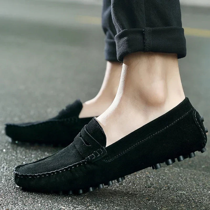 Vintém d'Ouro - Mocassins casuais de camurça