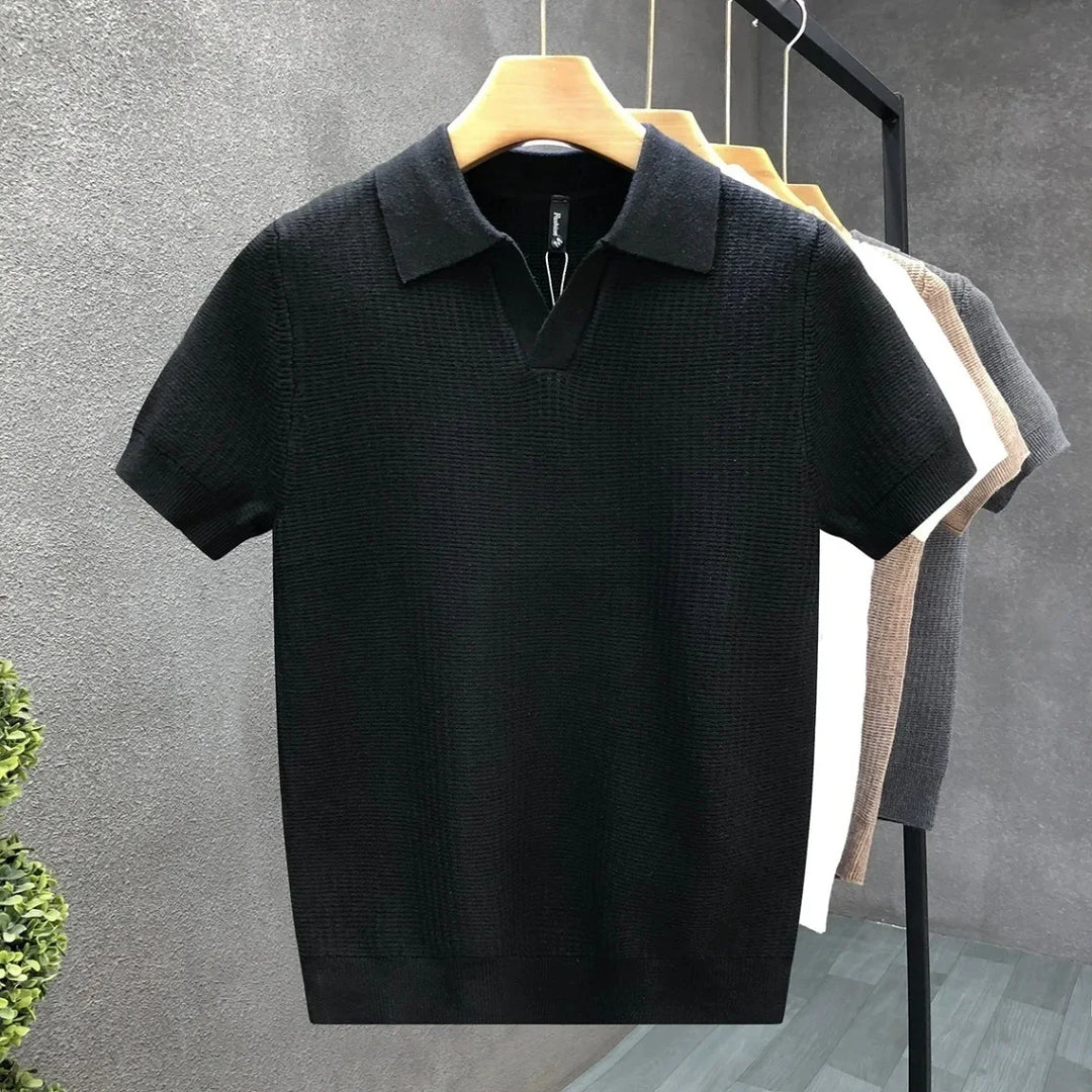 Vintém d'Ouro - Camisa pólo de malha respirável
