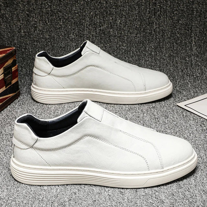 Vintém d'Ouro - Sapatos clássicos de couro slip-on