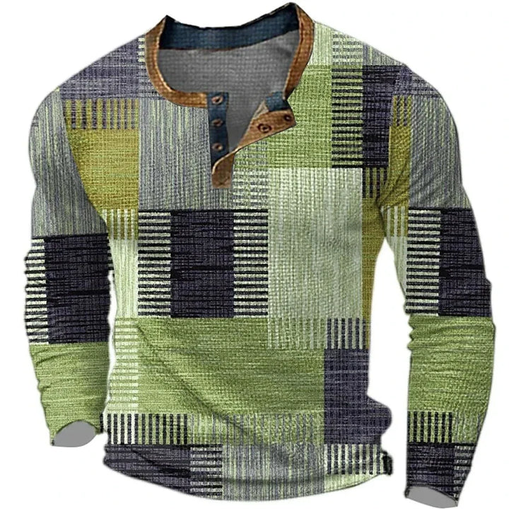 Vintém d'Ouro - Camisa Casual de Manga Longa