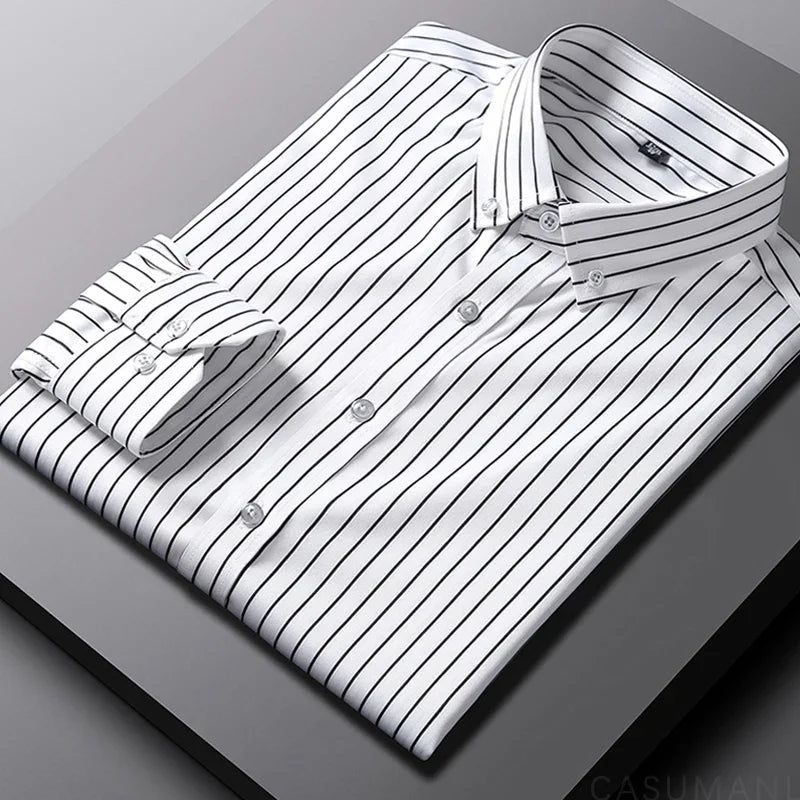 Vintém d'Ouro - Camisa casual listrada para homem