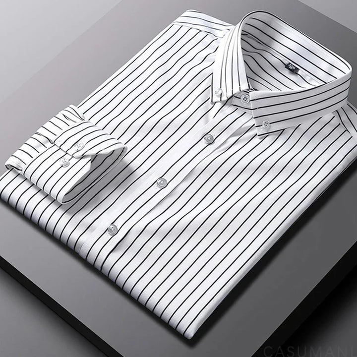 Vintém d'Ouro - Camisa casual listrada para homem
