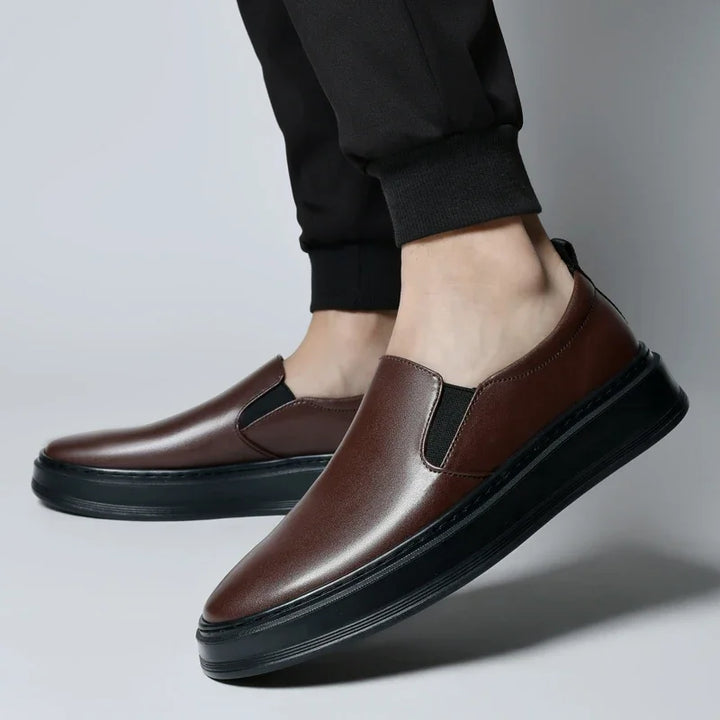 Vintém d'Ouro - Sapatos Slip-On de couro