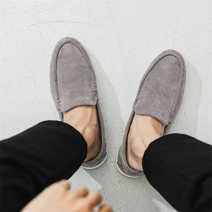Vintém d'Ouro - Mocassins casuais de camurça