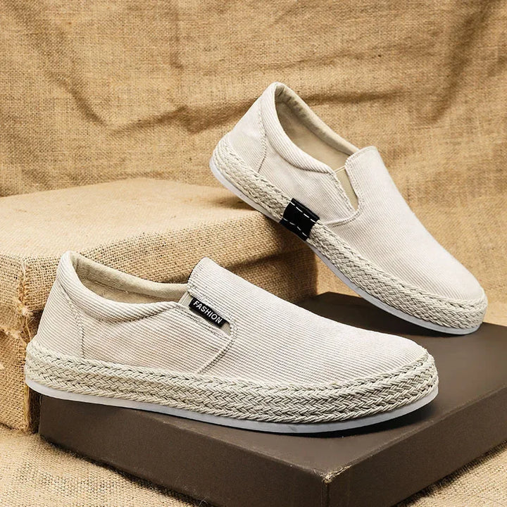 Vintém d'Ouro - Sapatos de lona deslizantes e respiráveis