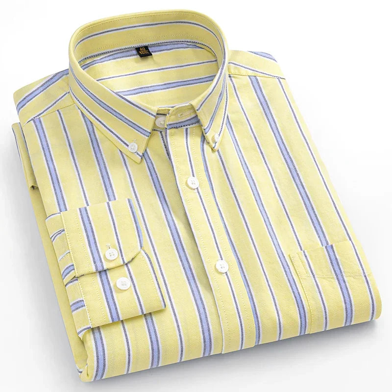 Vintém d'Ouro - Camisa Oxford de algodão