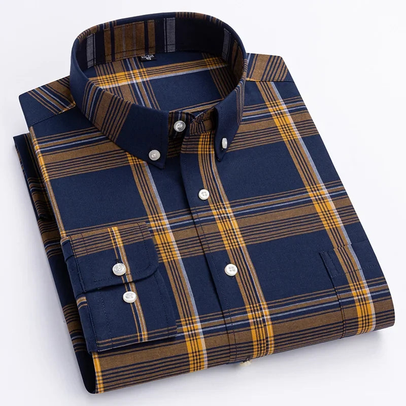Vintém d'Ouro - Camisa xadrez clássica