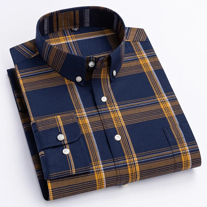Vintém d'Ouro - Camisa xadrez clássica