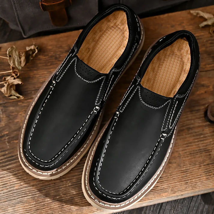 Vintém d'Ouro - Sapatos de couro elegantes