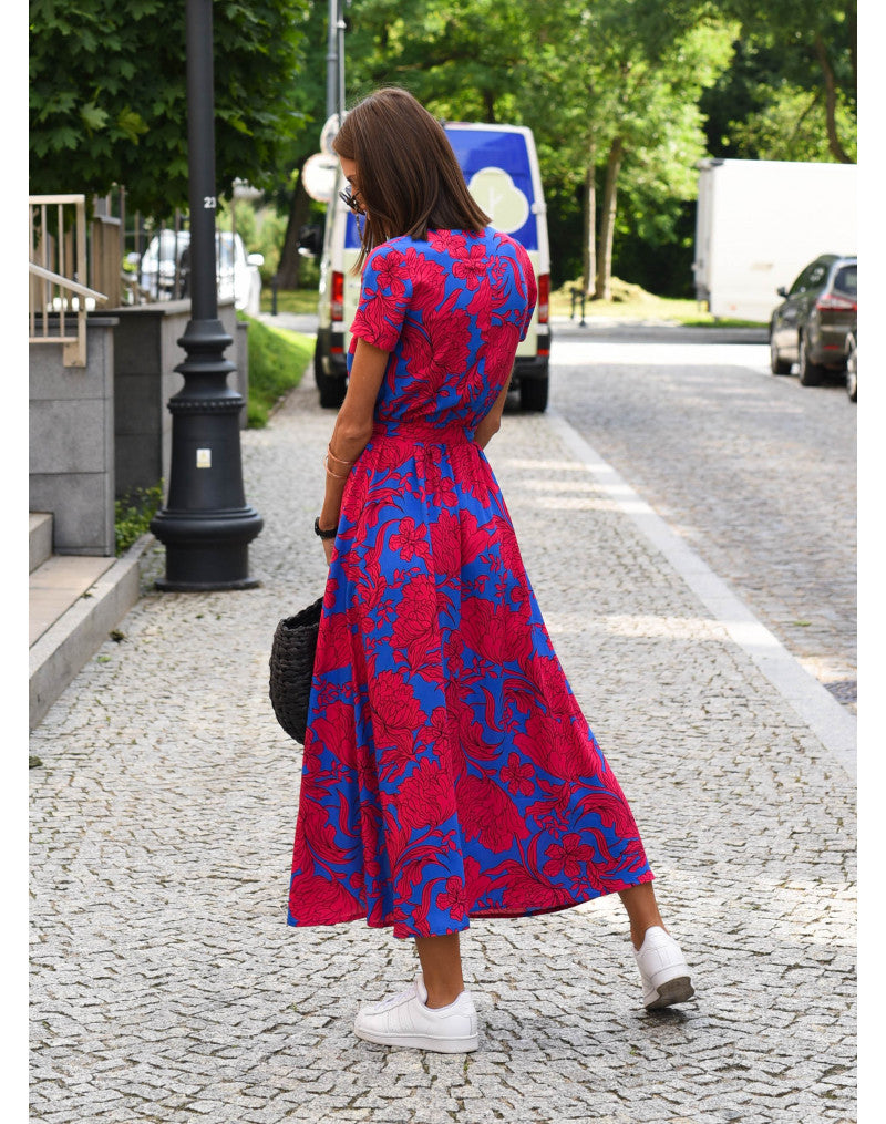 Vintém d'Ouro - Vestido Midi Floral