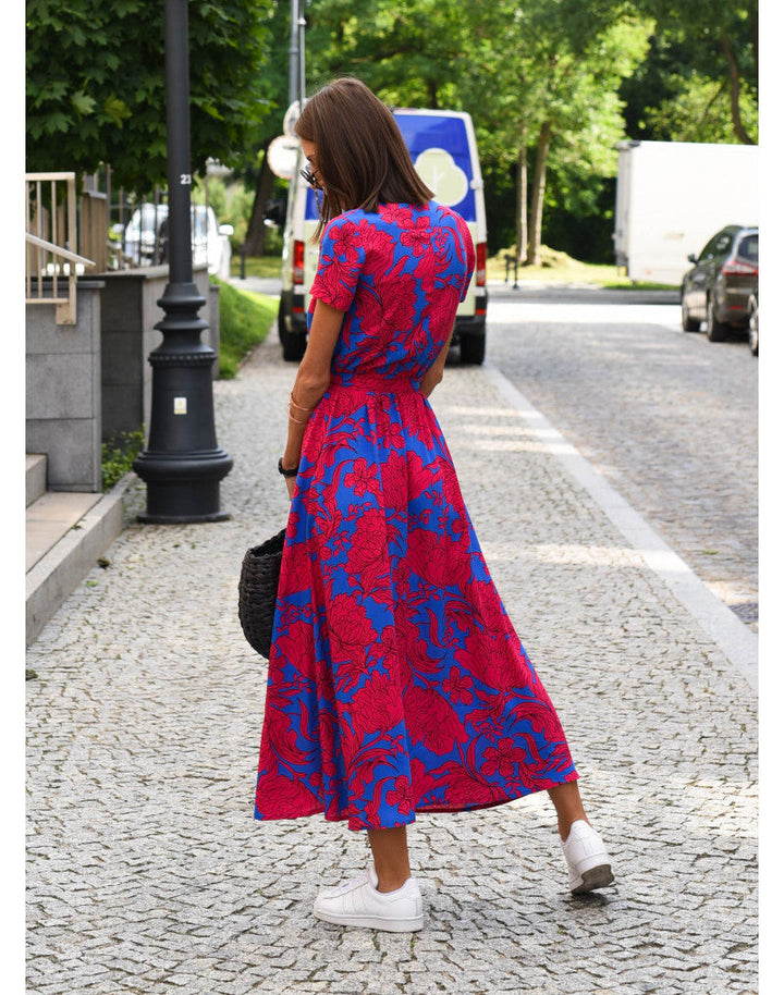 Vintém d'Ouro - Vestido Midi Floral