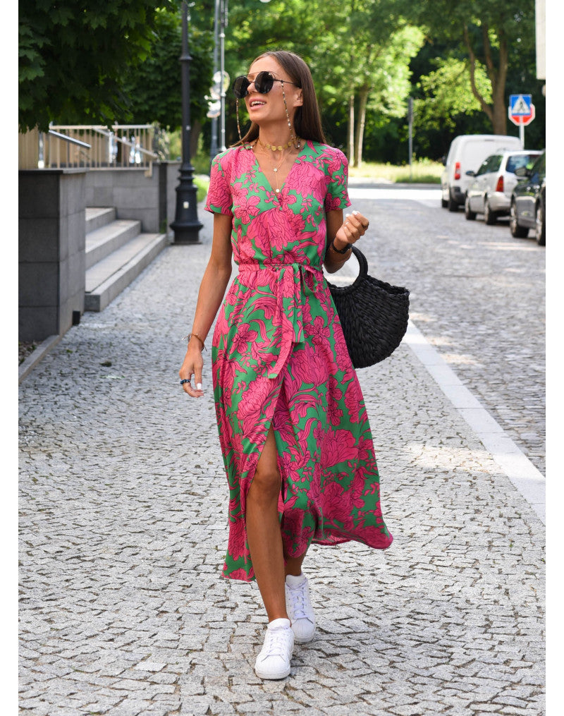 Vintém d'Ouro - Vestido Midi Floral