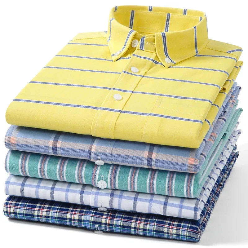 Vintém d'Ouro - Camisa Oxford de algodão