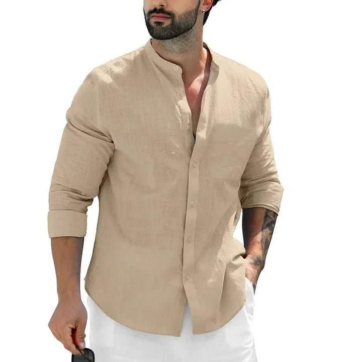 Vintém d'Ouro - Camisa casual de linho