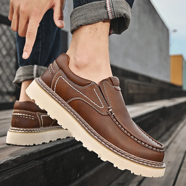Vintém d'Ouro - Sapatos de couro elegantes