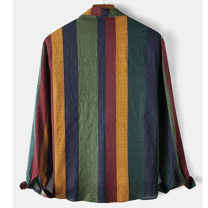 Vintém d'Ouro - Camisa Mosaico Linhas