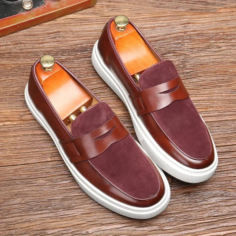 Vintém d'Ouro - Mocassins de couro Naples