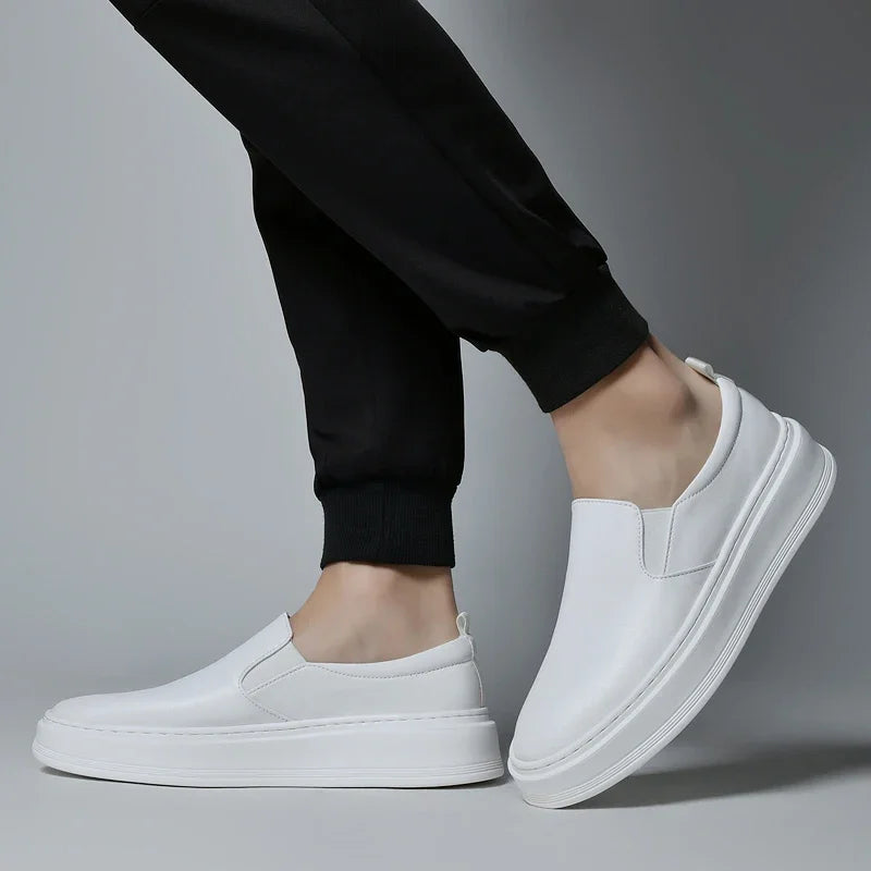 Vintém d'Ouro - Sapatos Slip-On de couro