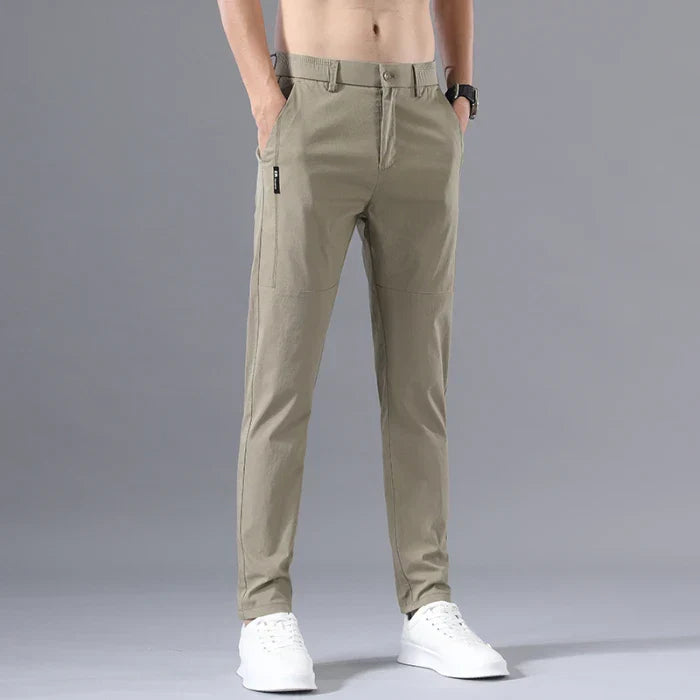 Vintém d'Ouro - Calça chino casual para homem