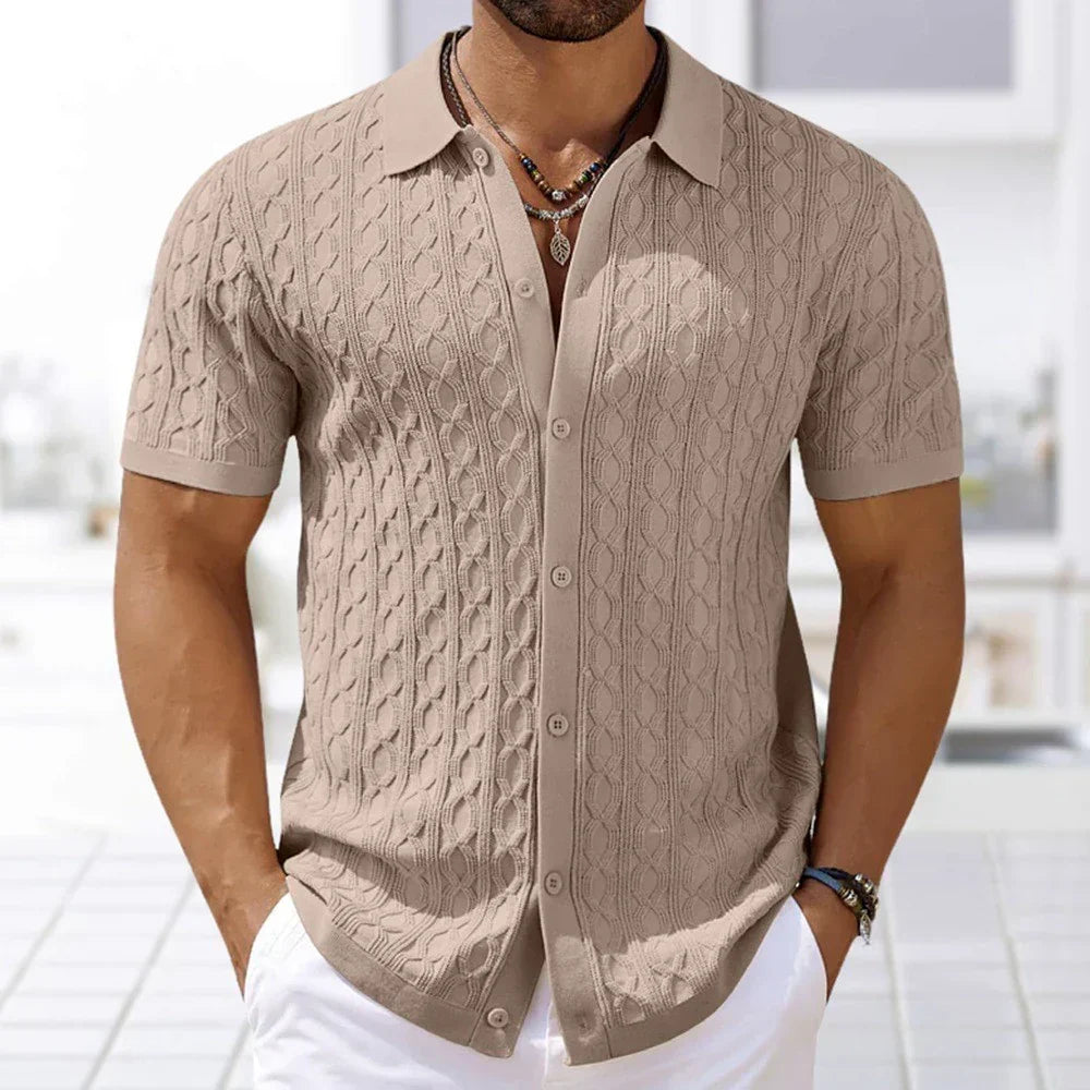 Vintém d'Ouro - Camisa polo com botões
