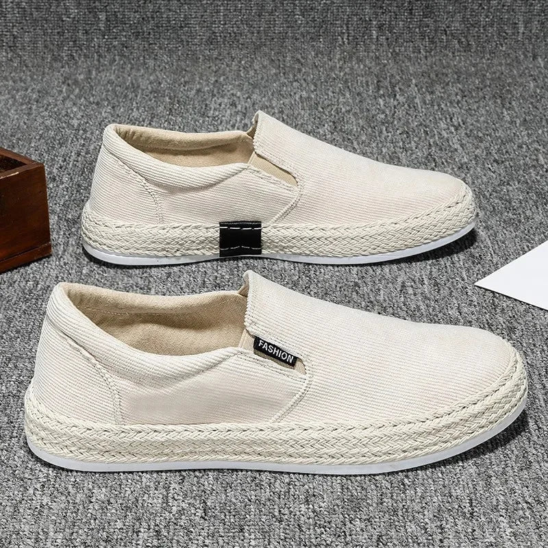 Vintém d'Ouro - Sapatos de lona deslizantes e respiráveis