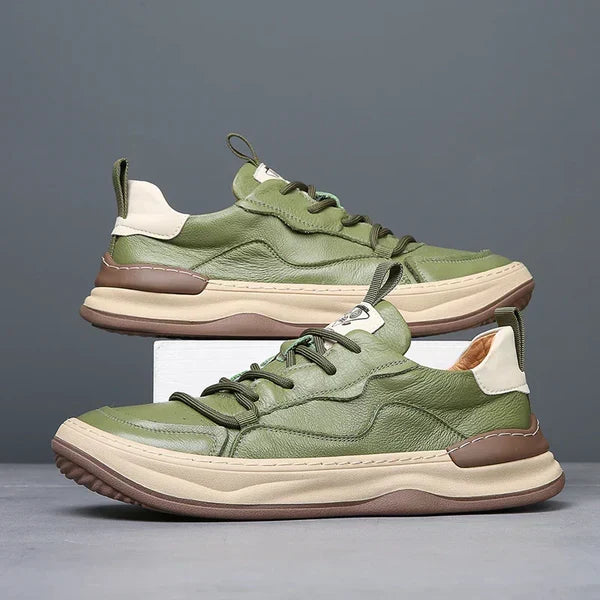 Vintém d'Ouro - Sapatos de couro com sola alta