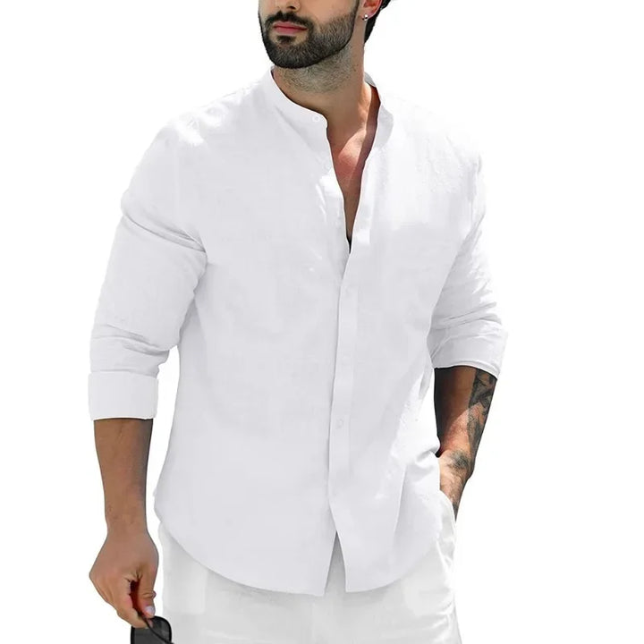 Vintém d'Ouro - Camisa casual de linho
