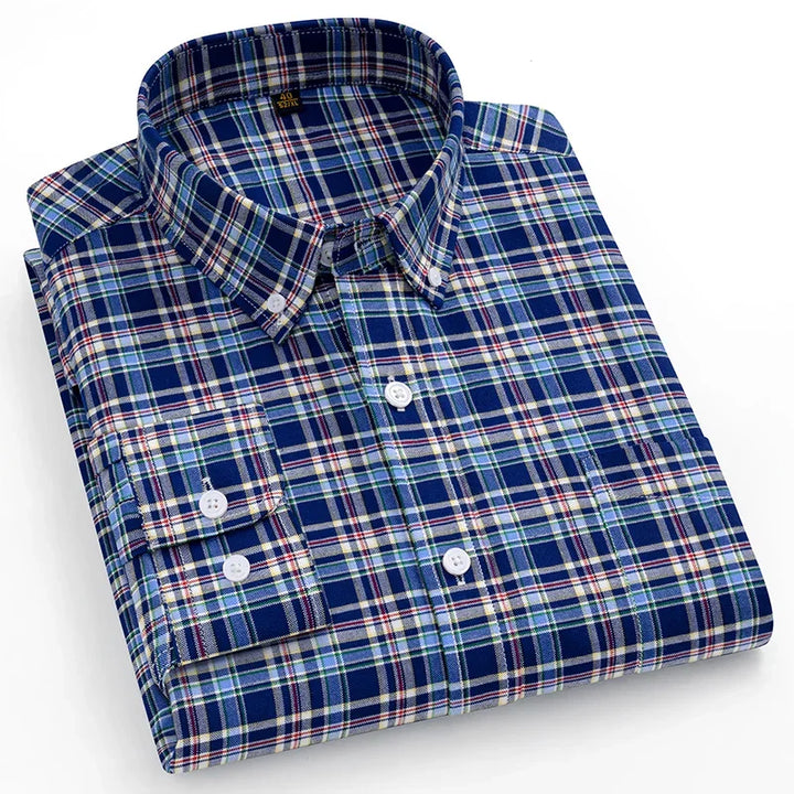 Vintém d'Ouro - Camisa Oxford de algodão