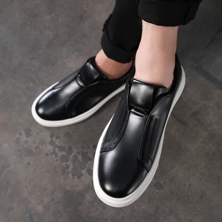Vintém d'Ouro - Sapatos casuais de couro sem atacadores