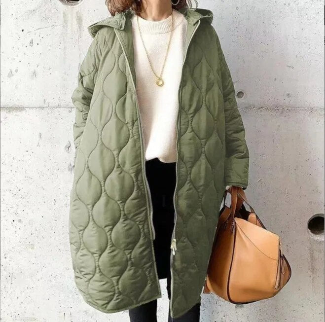 Vintém d'Ouro - Parka com capuz e detalhes atenciosos