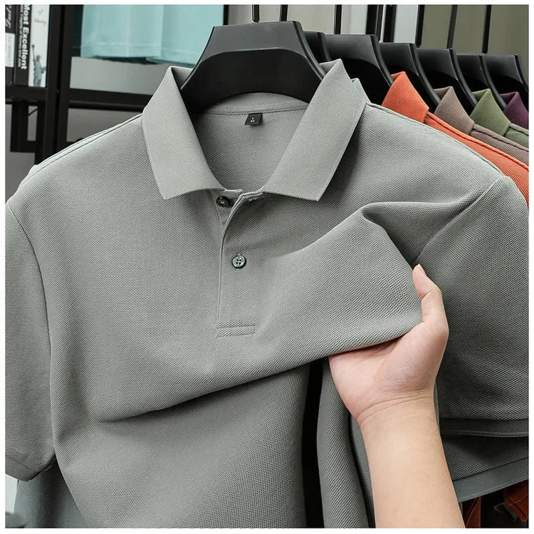Vintém d'Ouro - Camisa pólo casual de algodão