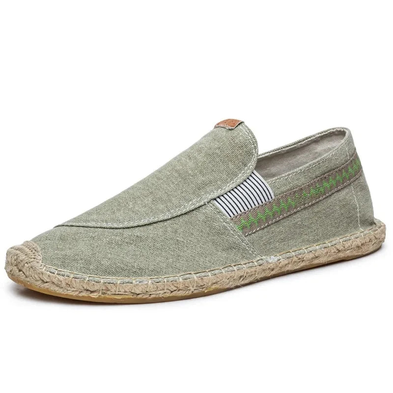 Vintém d'Ouro - Espadrilhas elegantes em linho