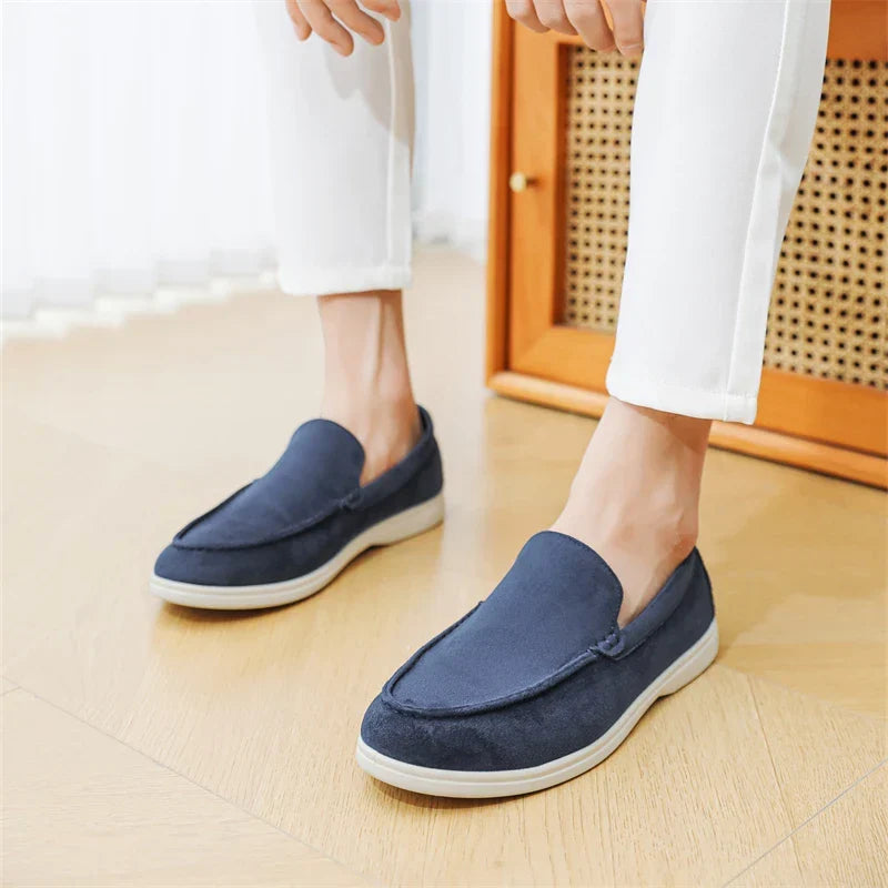 Vintém d'Ouro - Mocassins casuais de camurça