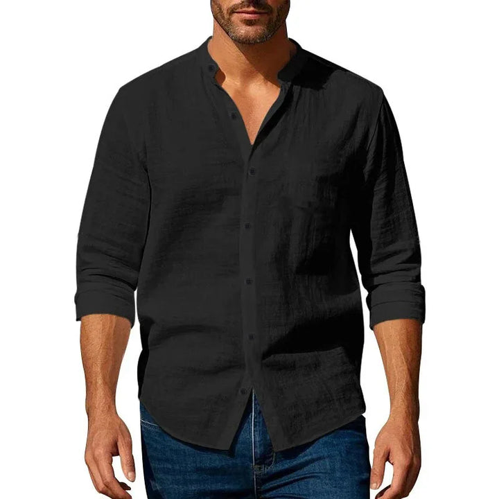 Vintém d'Ouro - Camisa de verão em algodão e linho
